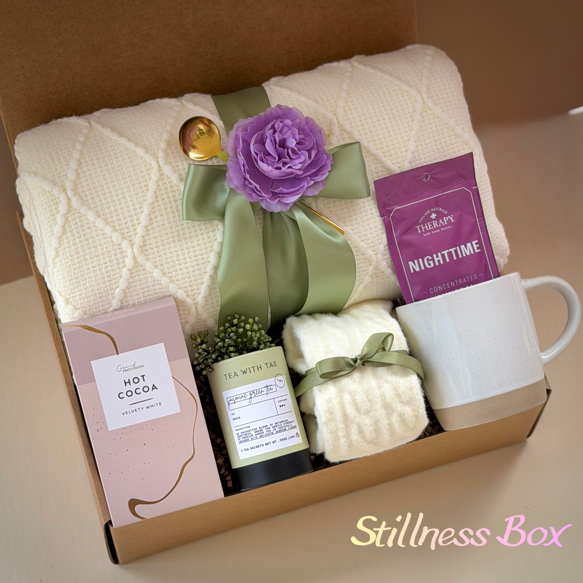 Spa Gift Baskets for Women - Relaxation Gift Sets with Candles, Blankets and Spa Essentials - BlissBoxGifts