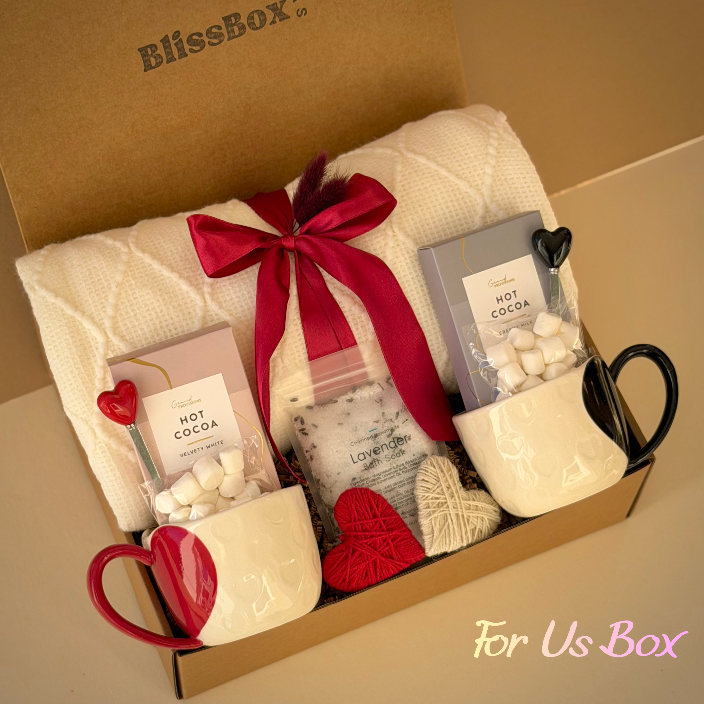 For Us Box – Valentine gift for couple, cozy romantic gift set