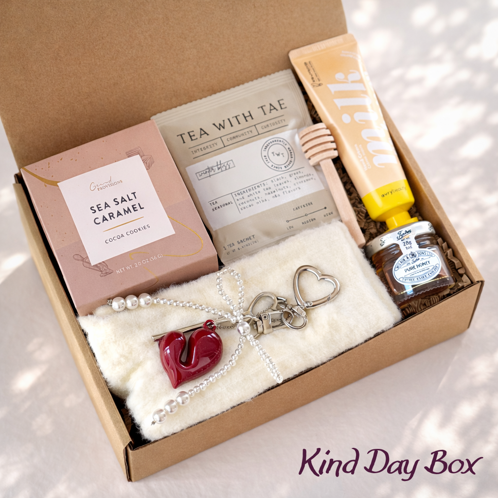 Self Care Gift Box for Her, Birthday Gift, Thinking of You, Get Well, Cozy Care Package | Kind Day Box
