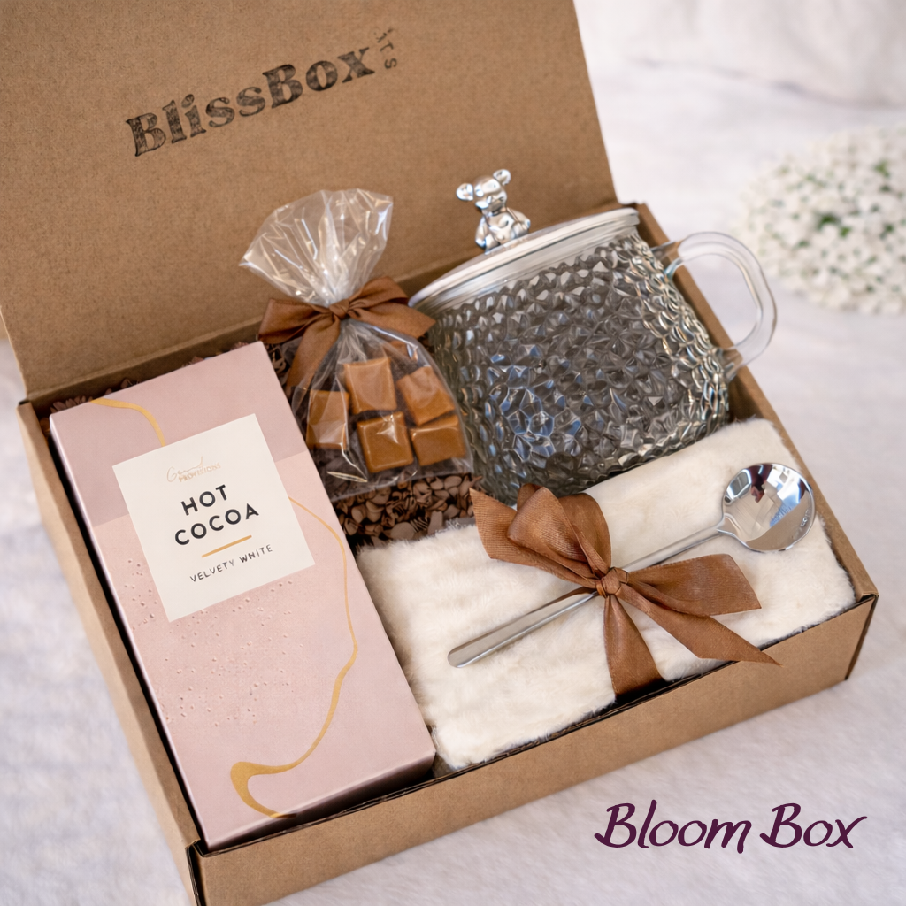 Gift Box for Her, Cozy Self Care Gift, Birthday & Thank You Gift – Bloom Box