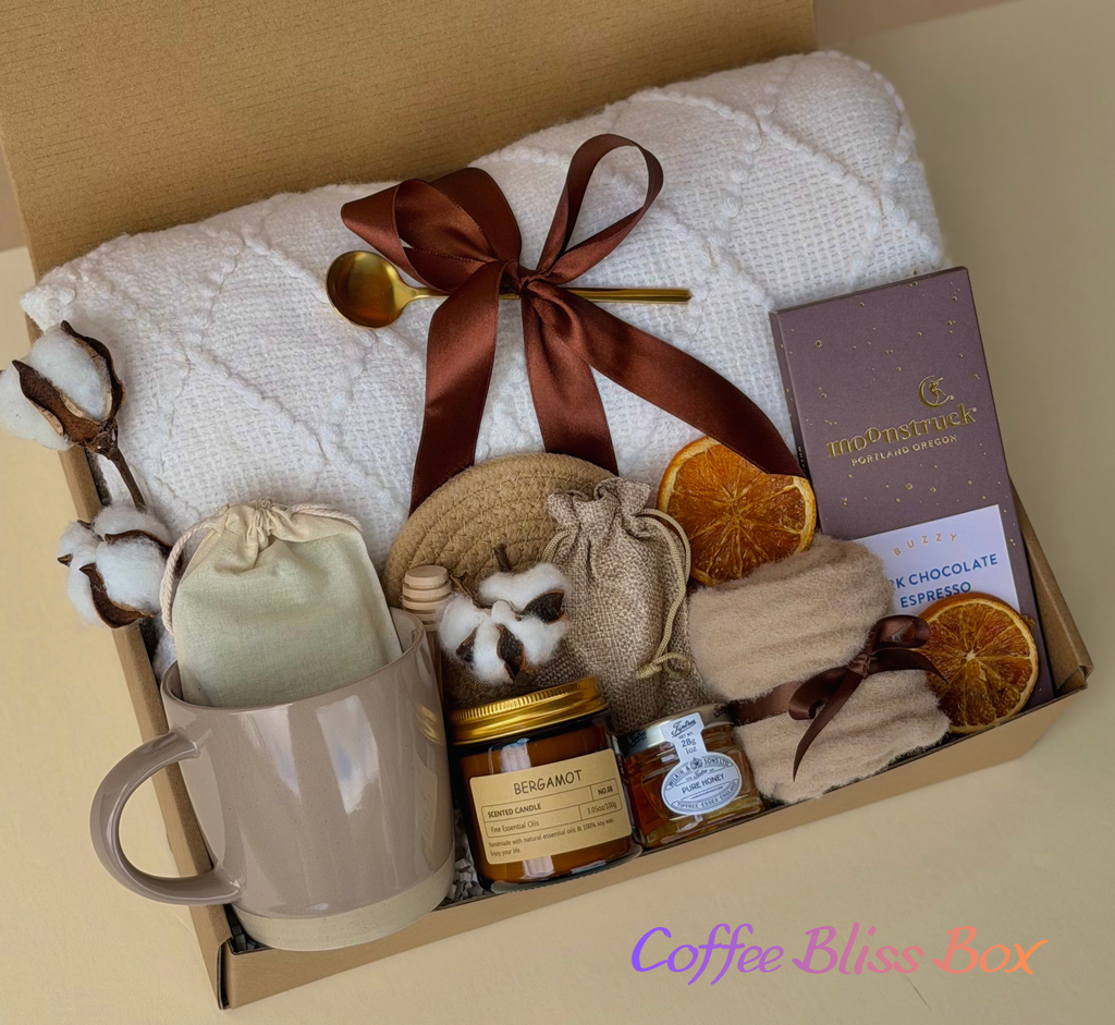 Self Care Spa Gift Box for Women – Birthday, Thank You & Relaxation Gift | Coffee BlissBox