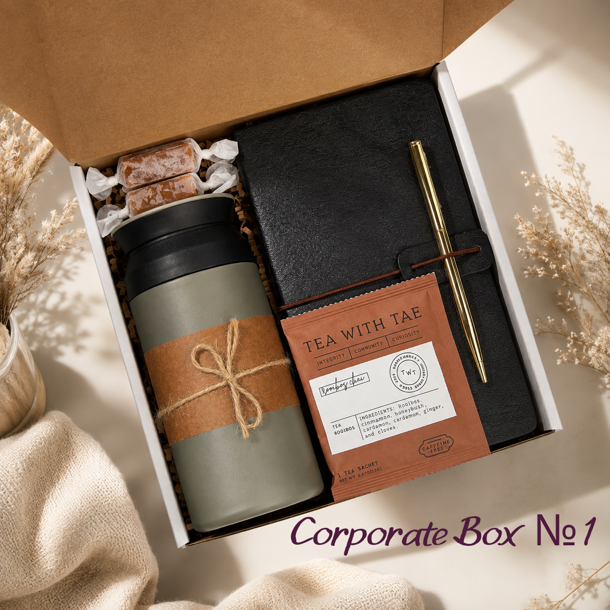 Corporate Gift Box No. 1, Business Gift Box for Clients & Employees, B2B Bulk Gift Sets, Employee Appreciation Gift, Client Thank You Gift Box