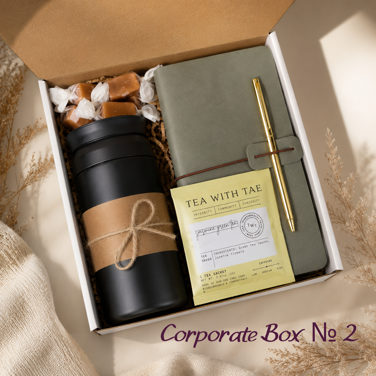 Corporate Gift Box No. 2, Business Gift Box for Clients & Employees, B2B Bulk Gift Sets, Employee Appreciation Gift, Client Thank You Gift Box