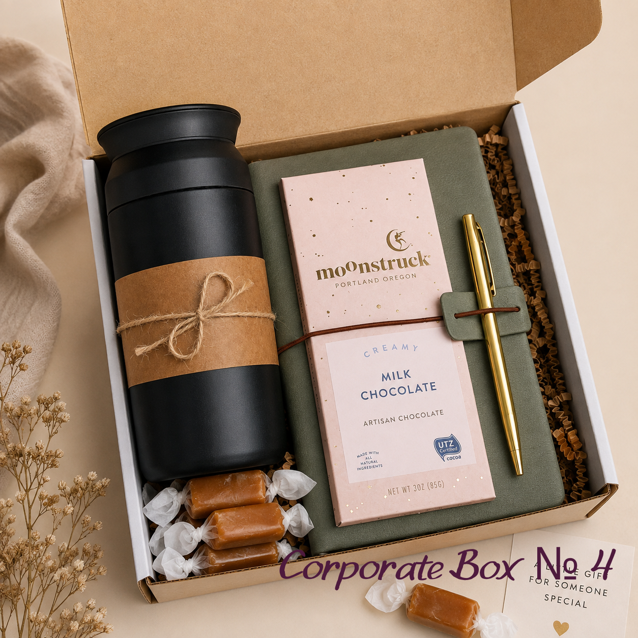 Corporate Gift Box No. 4, Business Gift Box for Clients & Employees, B2B Bulk Gift Sets, Employee Appreciation Gift, Client Thank You Gift Box