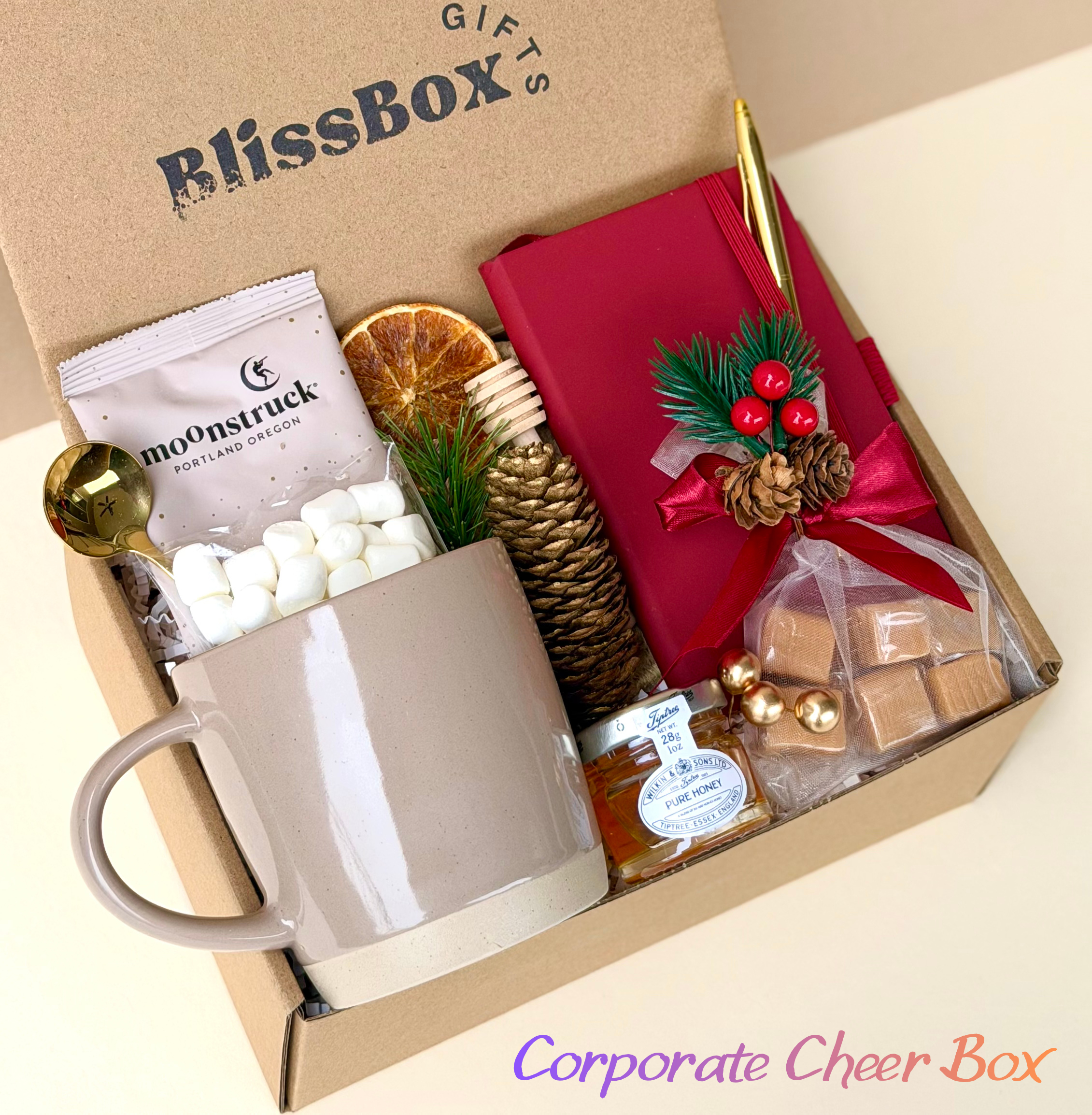 Corporate Christmas Holiday Gift Box for Employees, Clients & Office Teams – Corporate Cheer Box