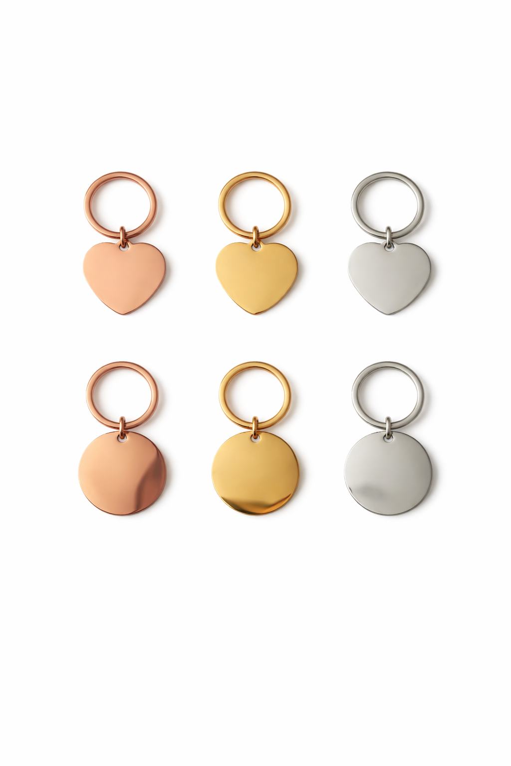 Heart Key Bag Charm