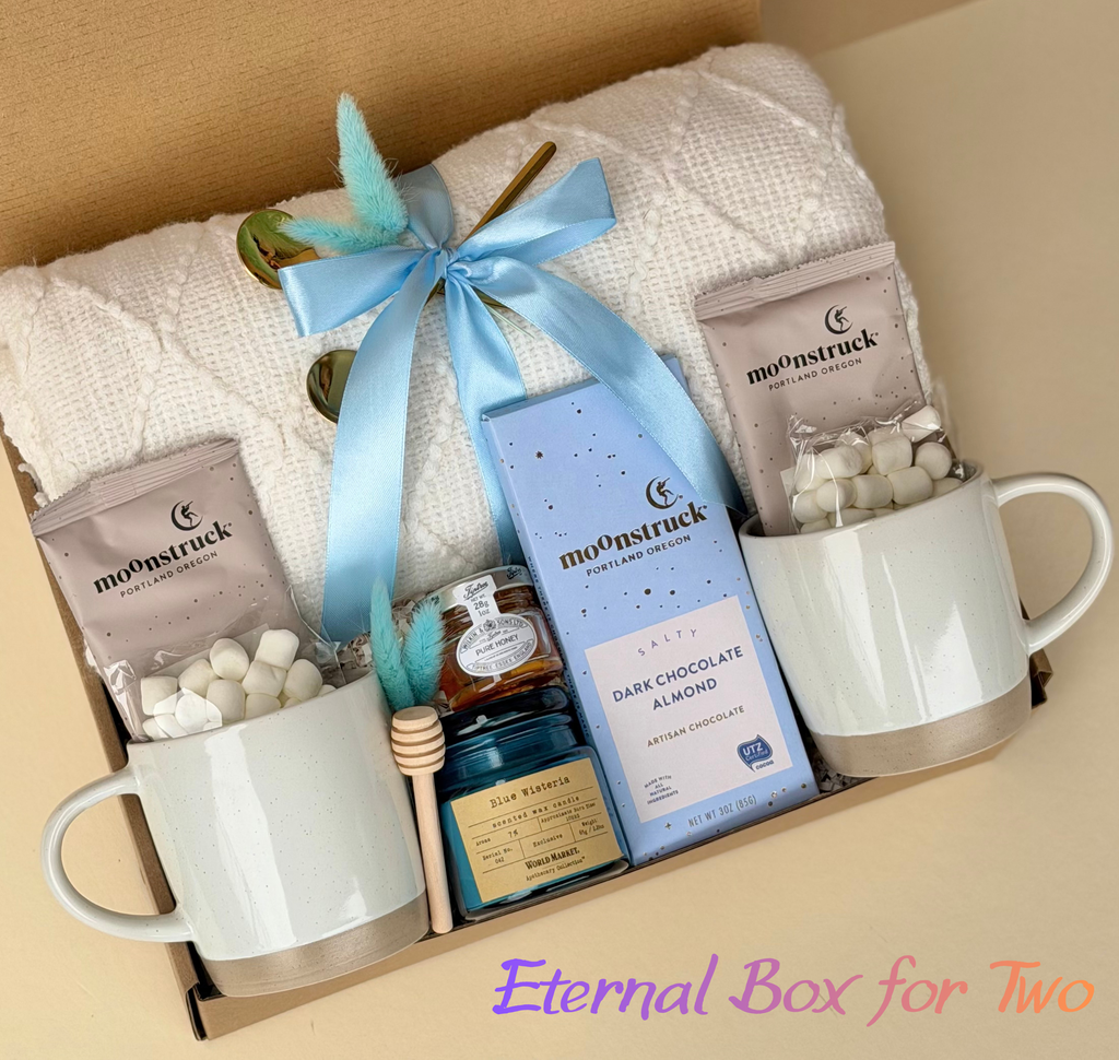 Couples Gift Box – Relaxation Spa Set for Two with Candles & Treats | Eternal Box for Two