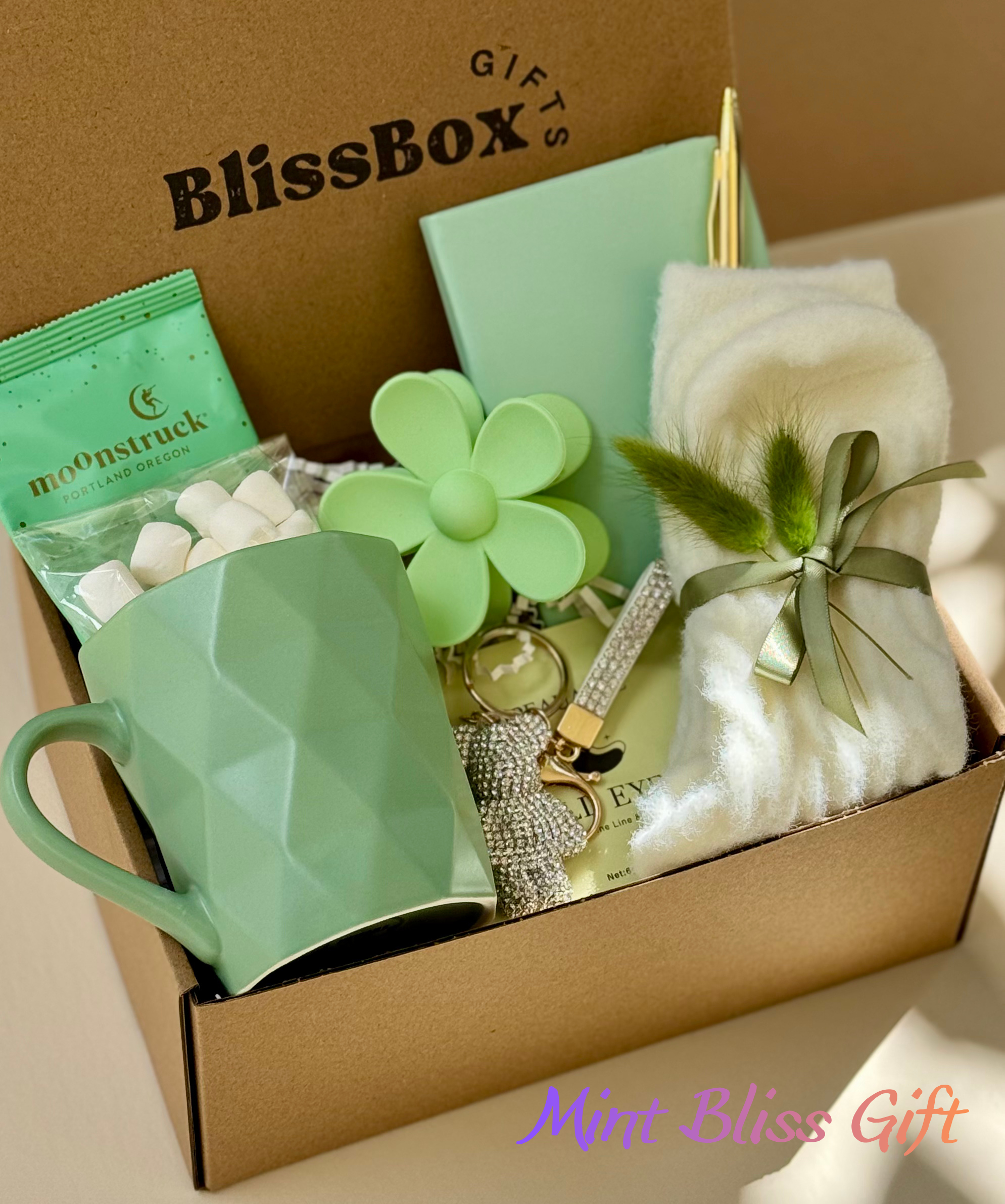 Birthday Gift for Friend or Coworker, Thank You Gift for Her, Thinking of You Gift Box | Mini Bliss Box