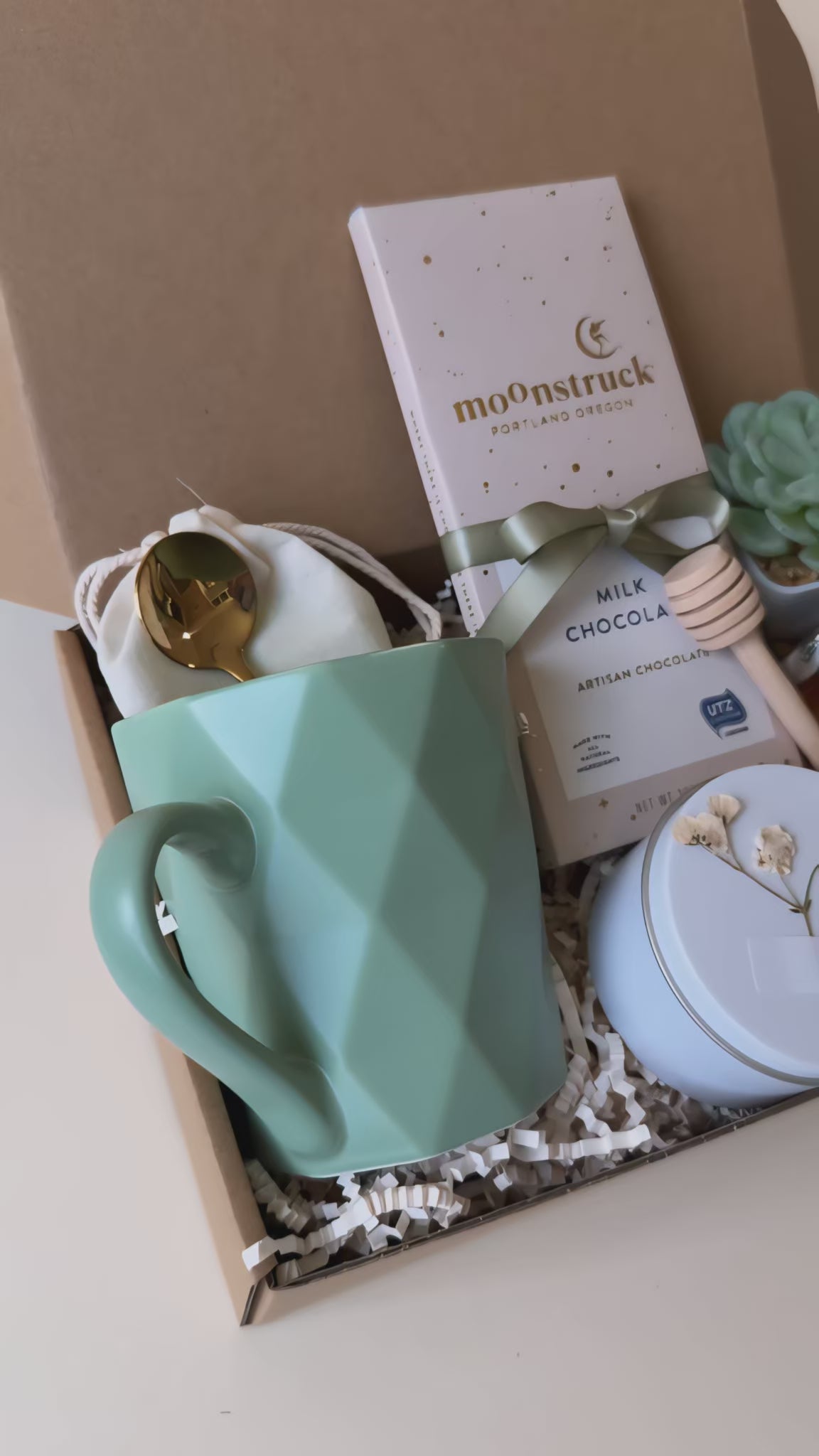 Nature Bliss Box – Eco-Friendly Gift Set with Mug, Treats & Relaxing Essentials