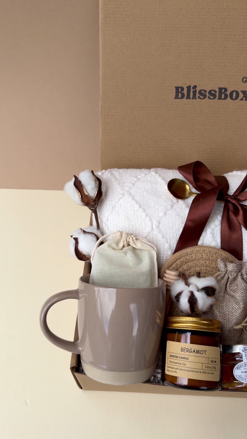 Self Care Spa Gift Box for Women – Birthday, Thank You & Relaxation Gift | Coffee BlissBox