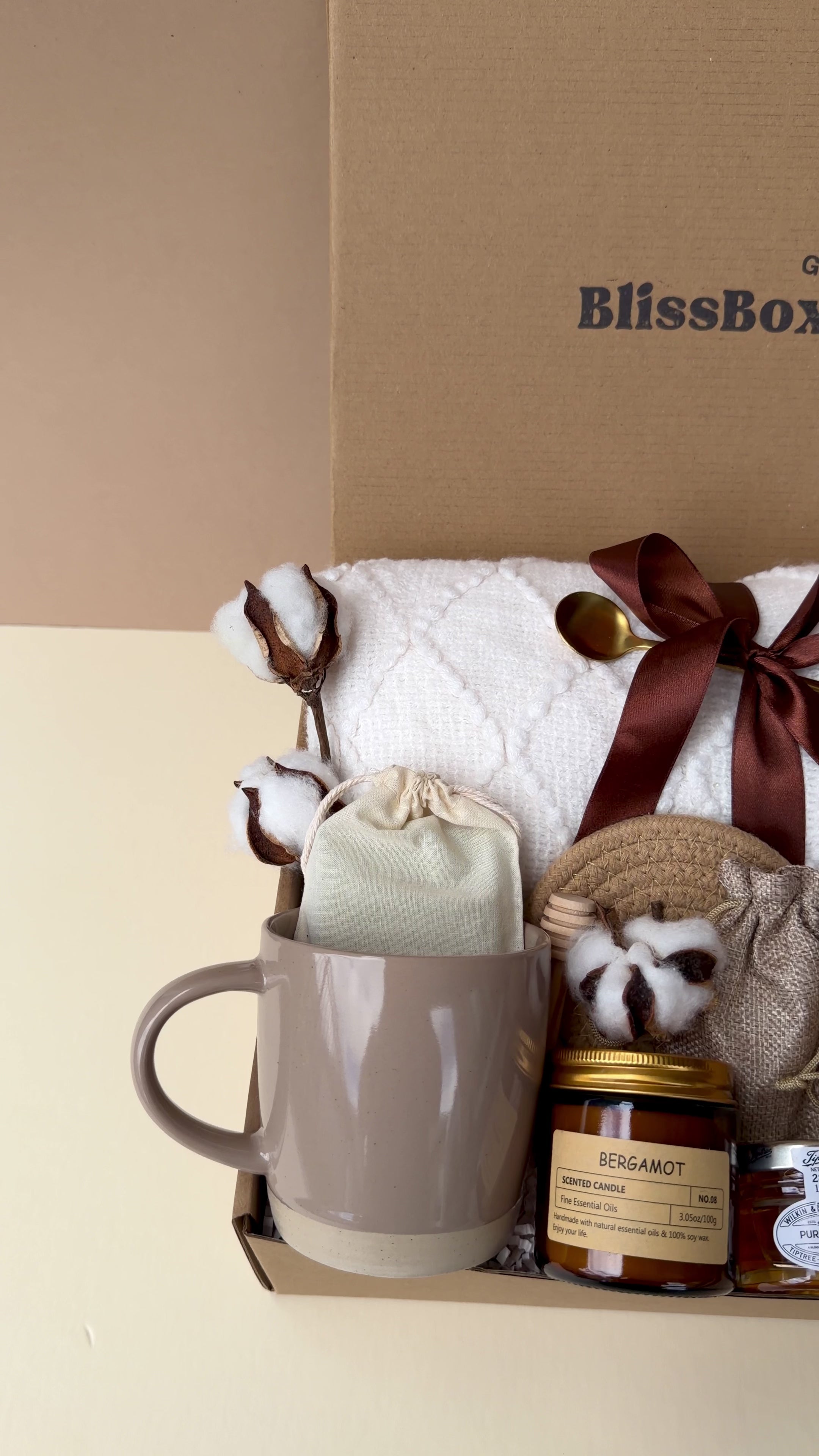 Self Care Spa Gift Box for Women – Birthday, Thank You & Relaxation Gift | Coffee BlissBox