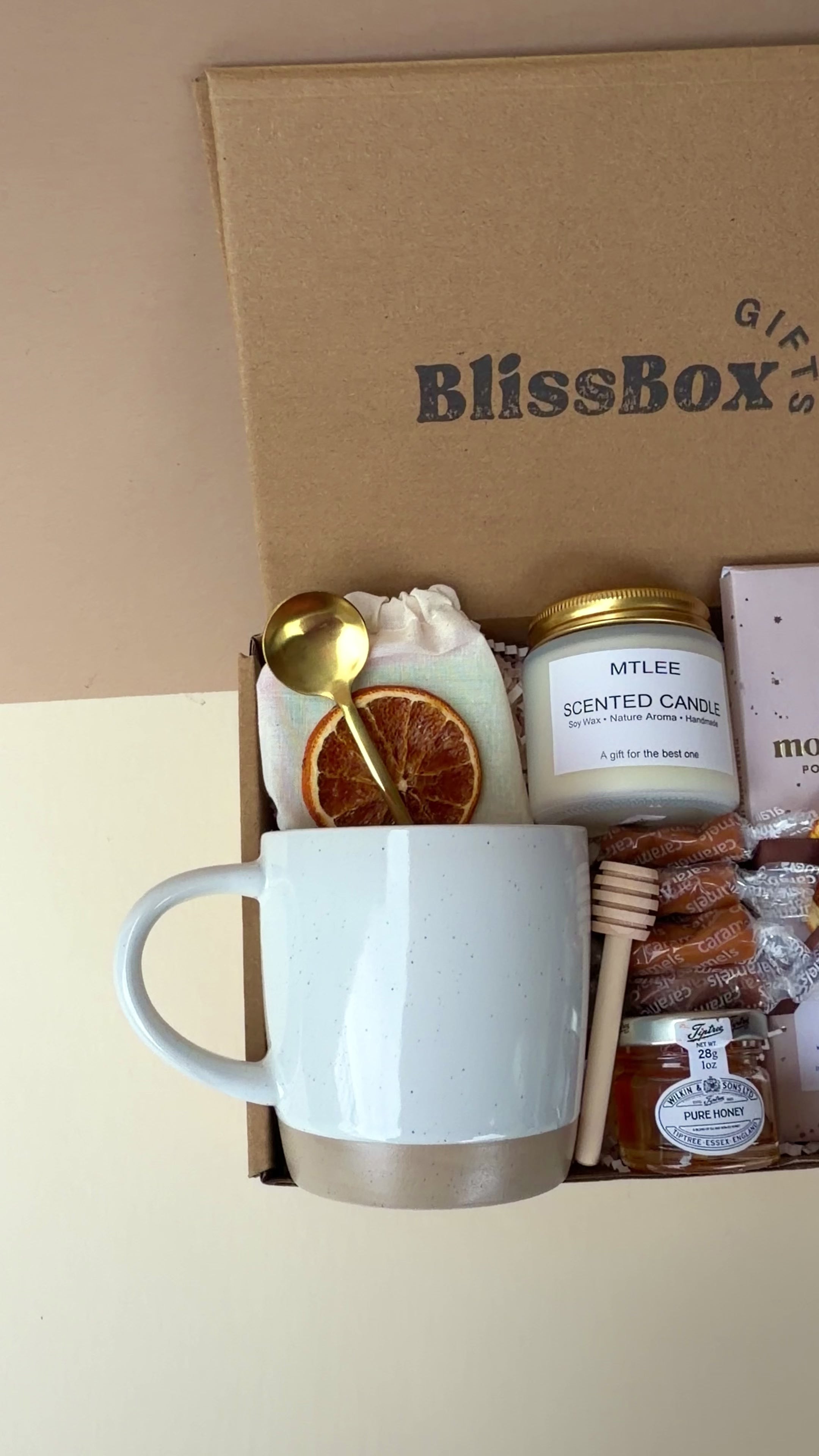 Corporate Gift Box, Thanksgiving Gift for Clients, Employee Appreciation Box, Business Holiday Set | Choco Honey Box