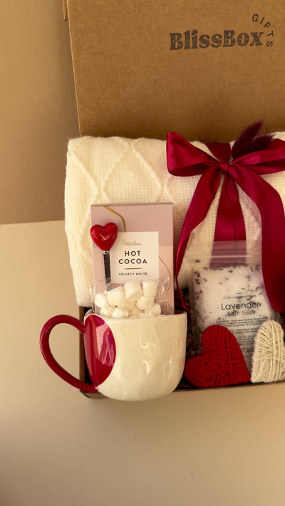 For Us Box – Valentine gift for couple, cozy romantic gift set
