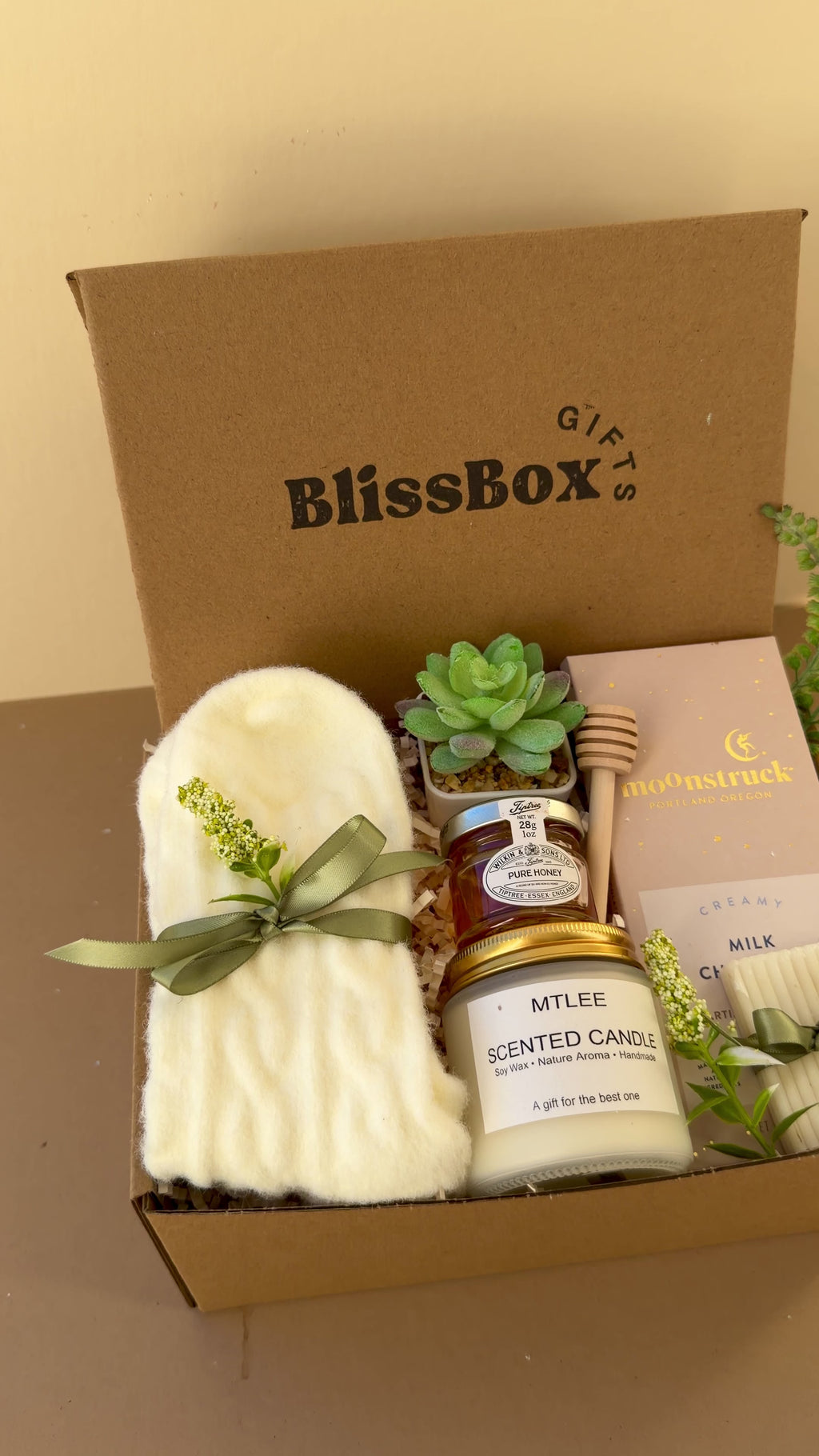 Gift Box for Her – Birthday, Thank You, Cozy Care Package | Natural Bliss Box