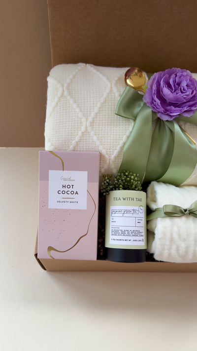 self care gift box,
gift for her,
thinking of you gift,
get well gift,
care package,
birthday gift for women,
cozy gift box,
relaxation gift,
comfort gift,
gift for mom,
thoughtful gift
